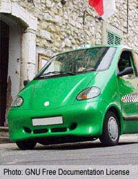 Green Car Electric Car Vehicle Hybrid
